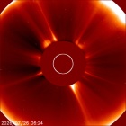Latest LASCO C2 image of the Sun