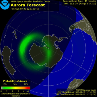 Current Southern hemispheric power input map